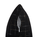 Dekokissen 2er Set BELLFLOWER 45 x 45 cm Schwarz Geometrisches Muster