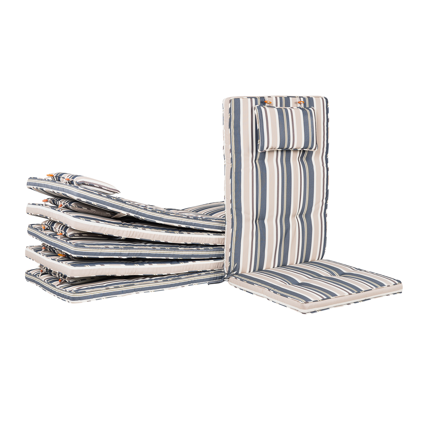 Sitzauflagen 8er Set MAUI 40 x 54 cm Bunt
