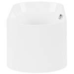 Badewanne freistehend weiss oval 170 x 75 cm CATALINA