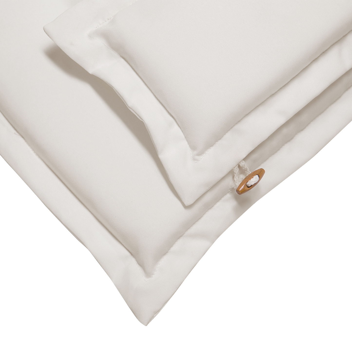 Sitzauflagen 2er Set MAUI 40 x 54 cm Cremeweiss