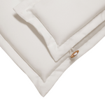 Sitzauflagen 2er Set MAUI 40 x 54 cm Cremeweiss