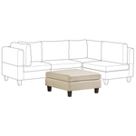 Ottomane FEVIK Stoff Beige