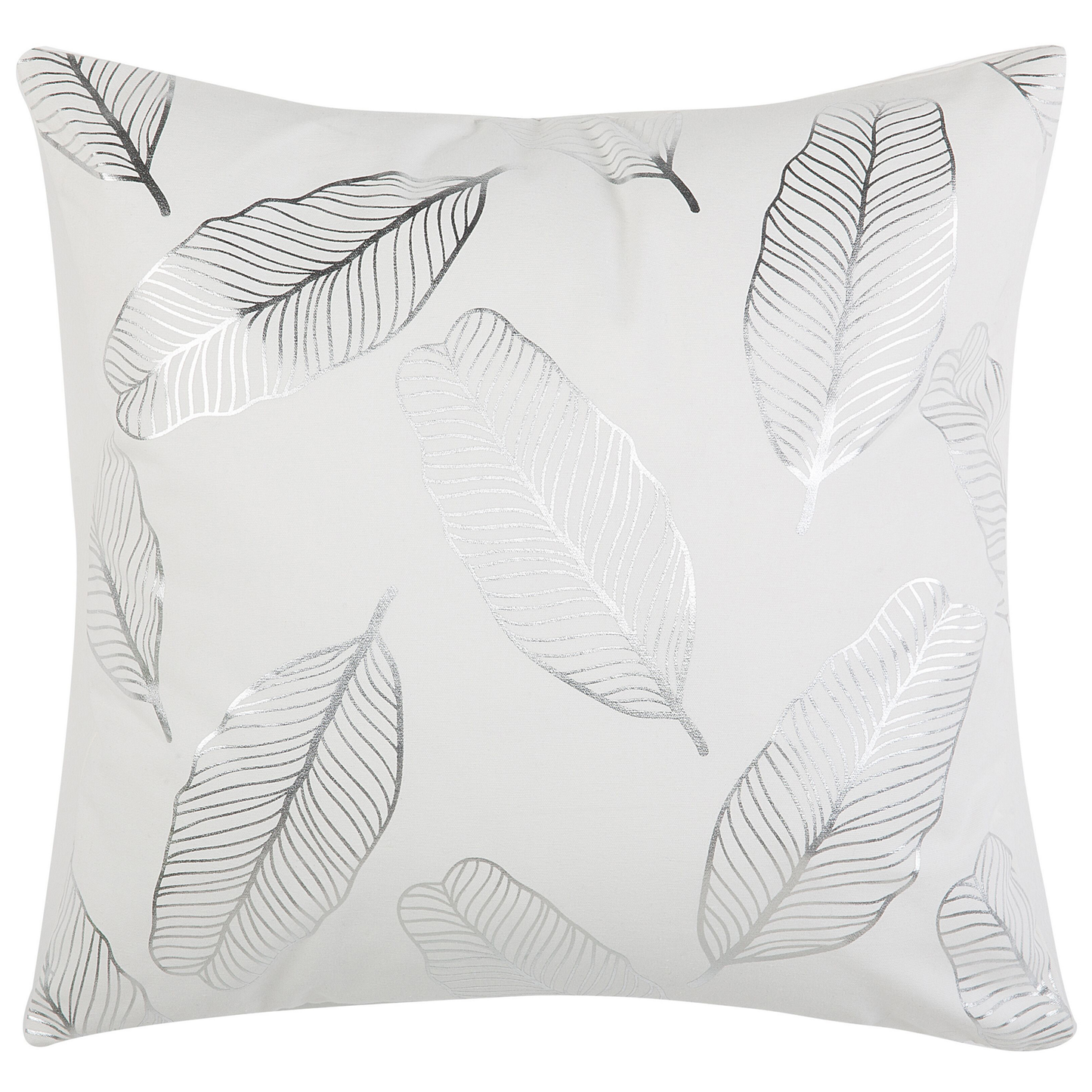 Kissen 2er Set Baumwolle Weiss FREESIA 45 x 45 cm
