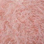Dekokissen 2er Set DAISY Webpelz 45 x 45 cm Rosa Ohne Muster