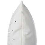 Dekokissen 2er Set YASMIN Baumwolle 45 x 45 cm Gold Weiss Schwarz Pflanzenmuster
