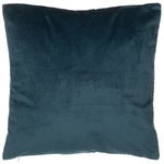 Dekokissen 2er Set CELOSIA Samtstoff 45 x 45 cm Blaugrün Geometrisches Muster