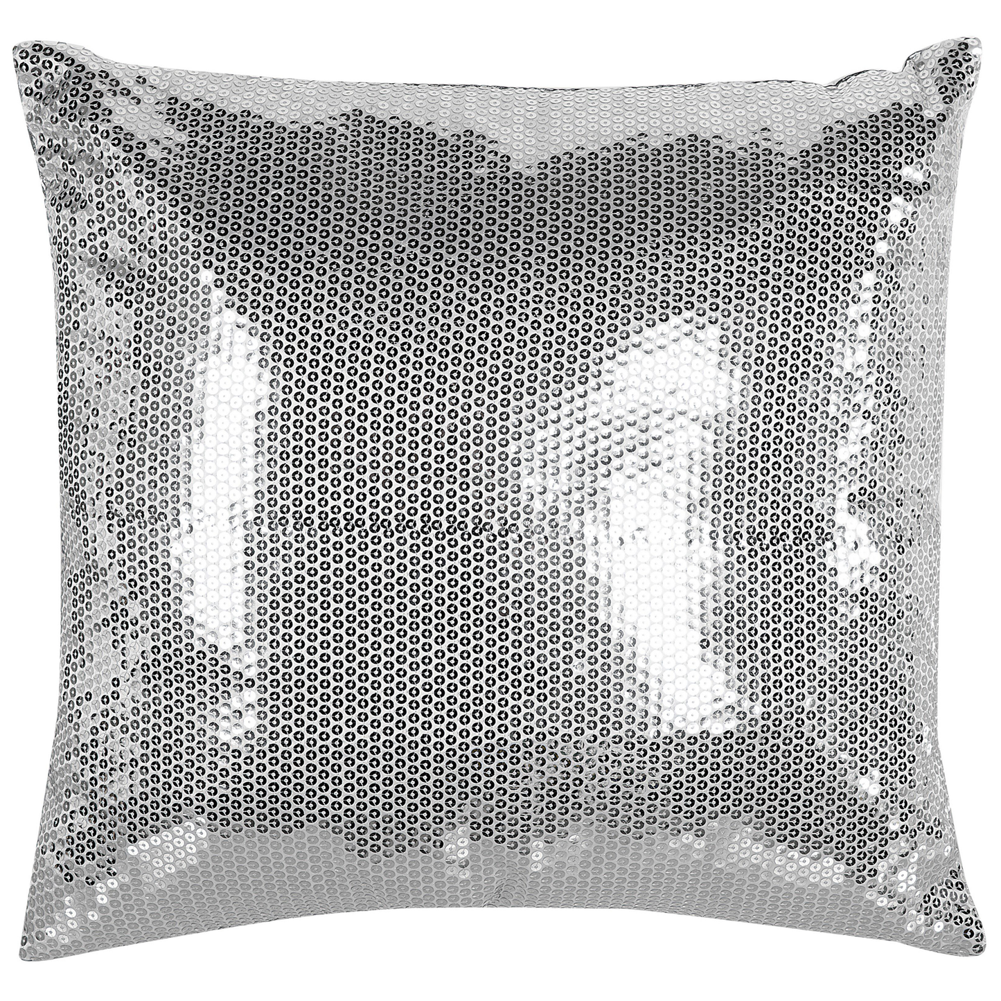 Kissen 2er Set Silber ASTER 45 x 45 cm
