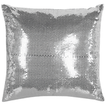 Kissen 2er Set Silber ASTER 45 x 45 cm