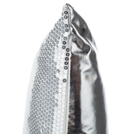 Kissen 2er Set Silber ASTER 45 x 45 cm