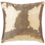 Dekokissen 2er Set ASTER 45 x 45 cm Gold Ohne Muster