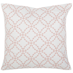 Dekokissen 2er Set VERBENA Baumwolle 45 x 45 cm Rosa Geometrisches Muster