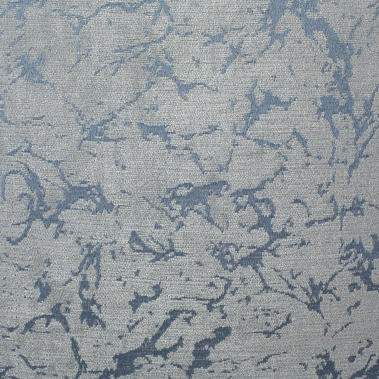 Dekokissen 2er Set WISTERIA 45 x 45 cm Hellgrau Ohne Muster