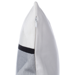 Dekokissen 2er Set WEDELIA Baumwolle 45 x 45 cm Grau Geometrisches Muster