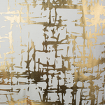 Dekokissen 2er Set GARDENIA Baumwolle 45 x 45 cm Gold Abstraktes Muster