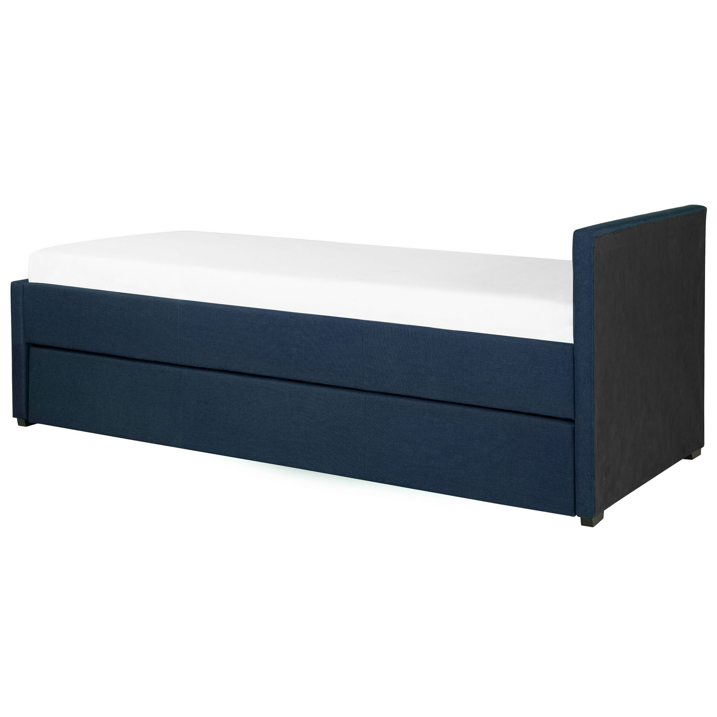 Ausziehbett Stoff MARMANDE 80 x 200 cm Marineblau