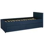 Ausziehbett Stoff MARMANDE 80 x 200 cm Marineblau