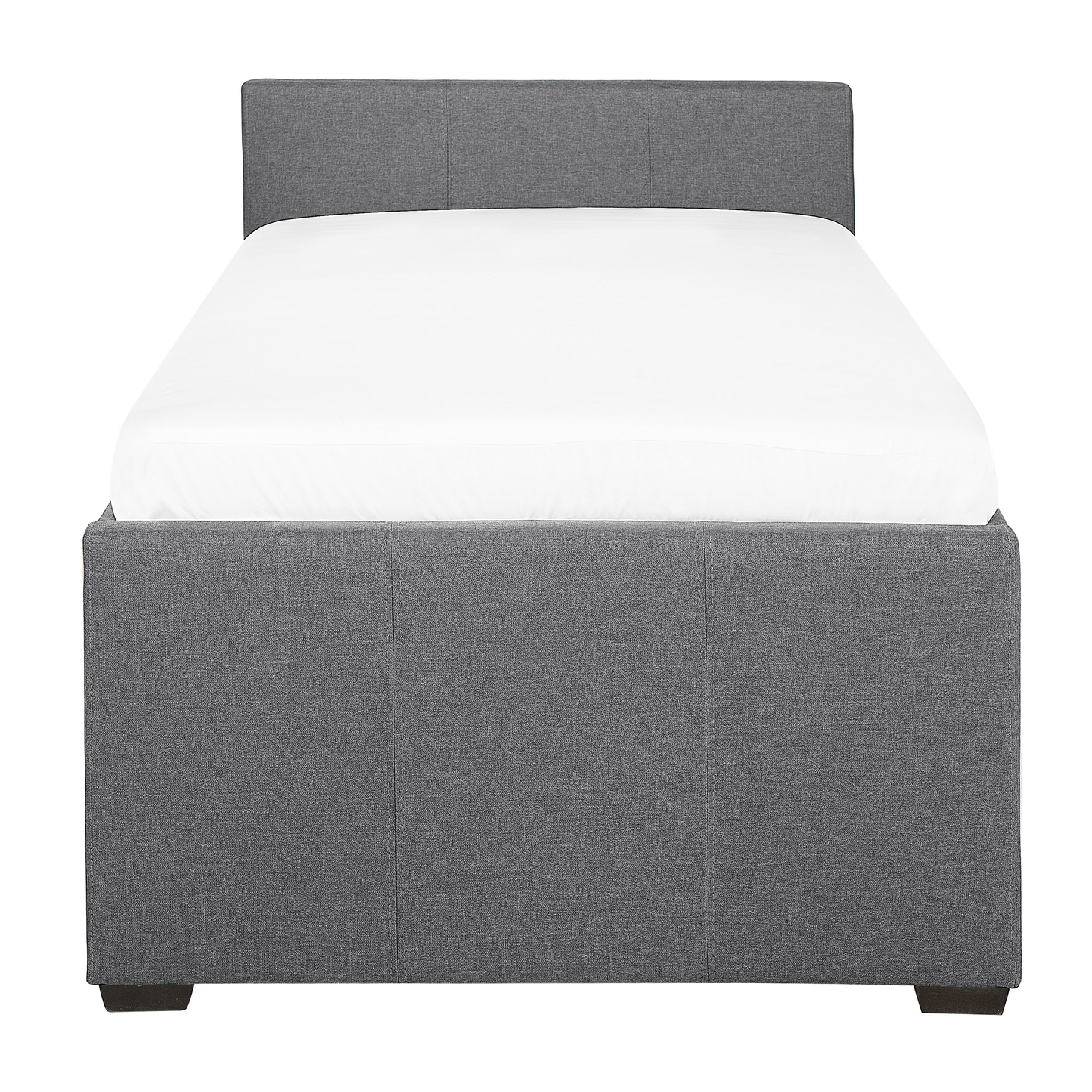 Ausziehbett Stoff MARMANDE 80 x 200 cm Dunkelgrau