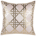 Dekokissen 2er Set CASSIA 45 x 45 cm Rosa Geometrisches Muster