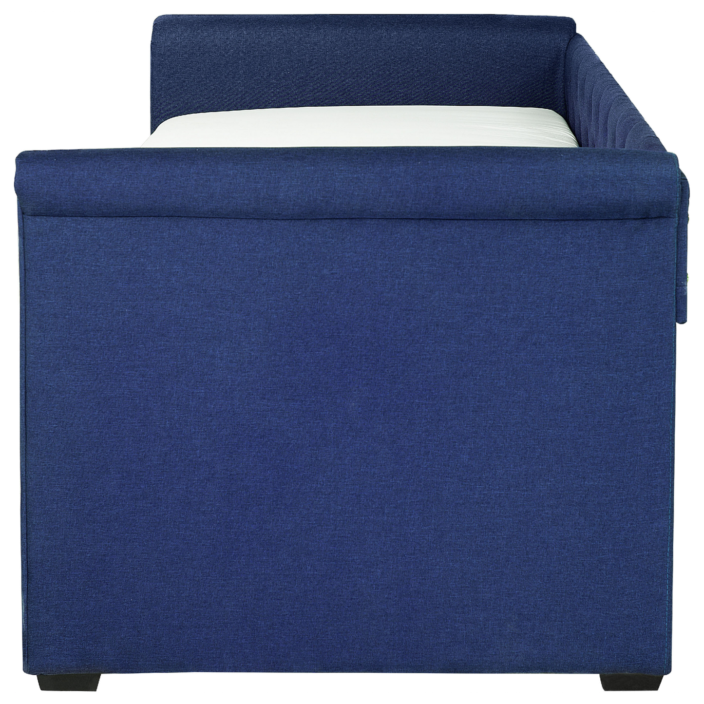 Ausziehbett Stoff LIBOURNE 80 x 200 cm Marineblau