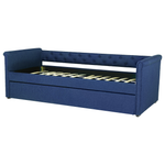 Ausziehbett Stoff LIBOURNE 80 x 200 cm Marineblau