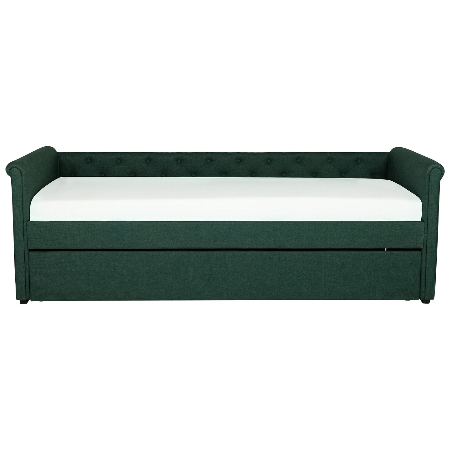 Ausziehbett Stoff LIBOURNE 80 x 200 cm Dunkelgrün
