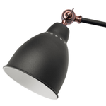 Wandlampe 2er Set MISSISSIPPI verstellbar Metall Graphitgrau