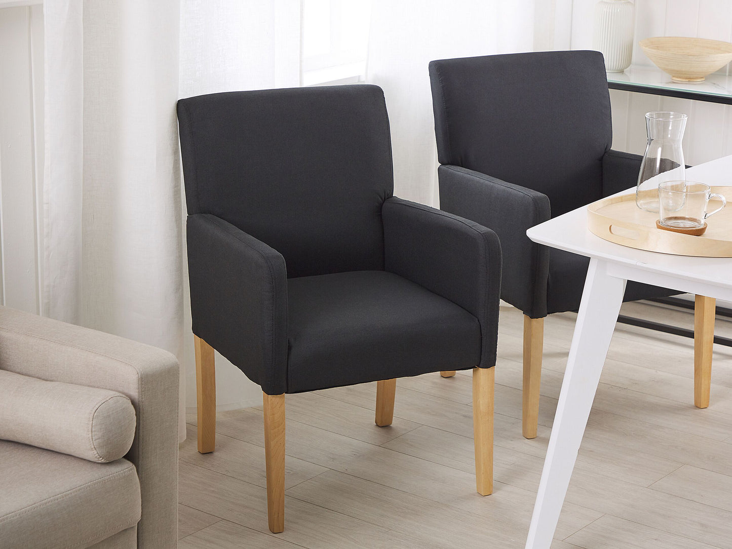 Esszimmerstuhl ROCKEFELLER Schwarz