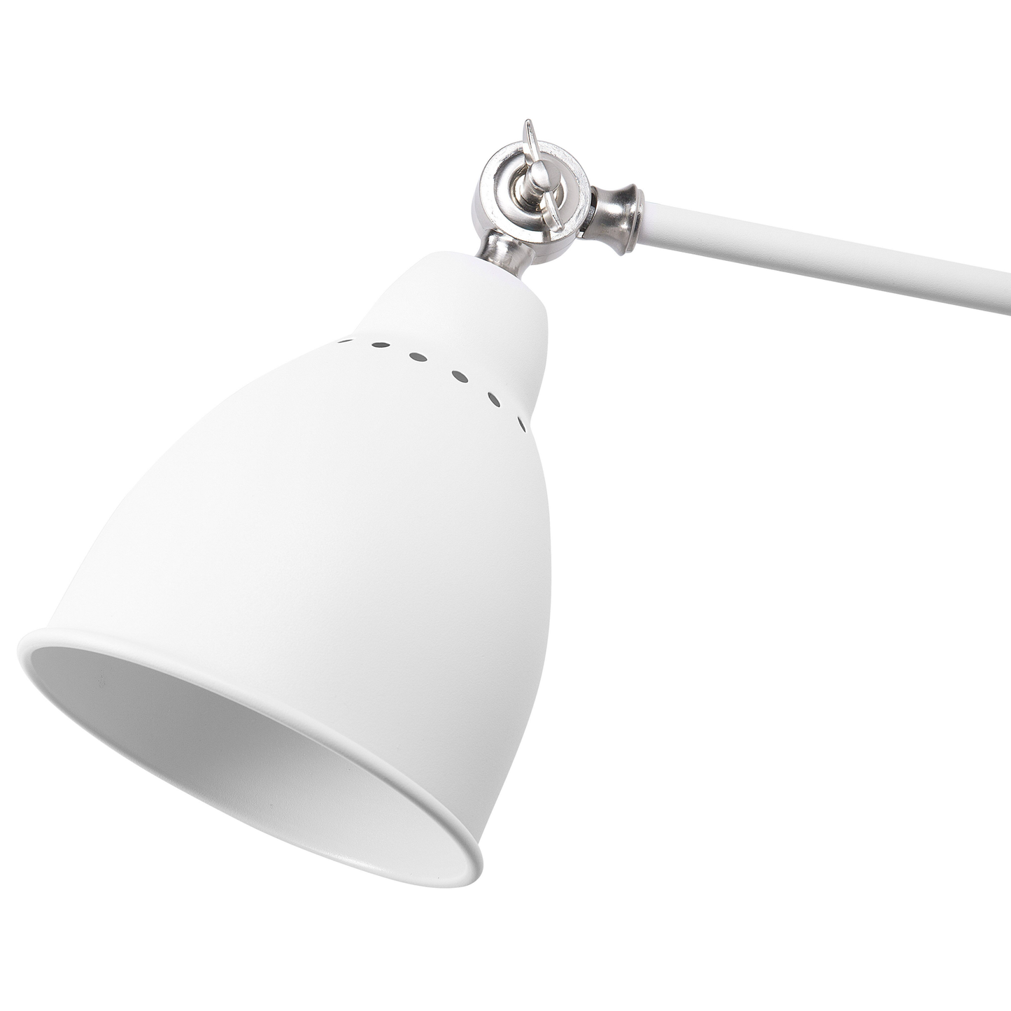Wandlampe 2er Set MISSISSIPPI verstellbar Metall Weiss