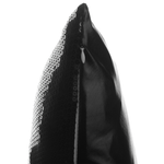 Dekokissen 2er Set ASTER 45 x 45 cm Schwarz Ohne Muster