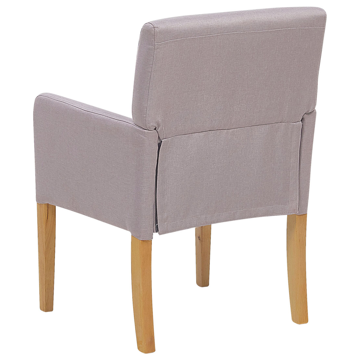 Esszimmerstuhl Polsterbezug hellgrau ROCKEFELLER