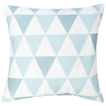 Gartenkissen 2er Set TRIFOS Geometrisches Muster 40 x 40 cm Blau