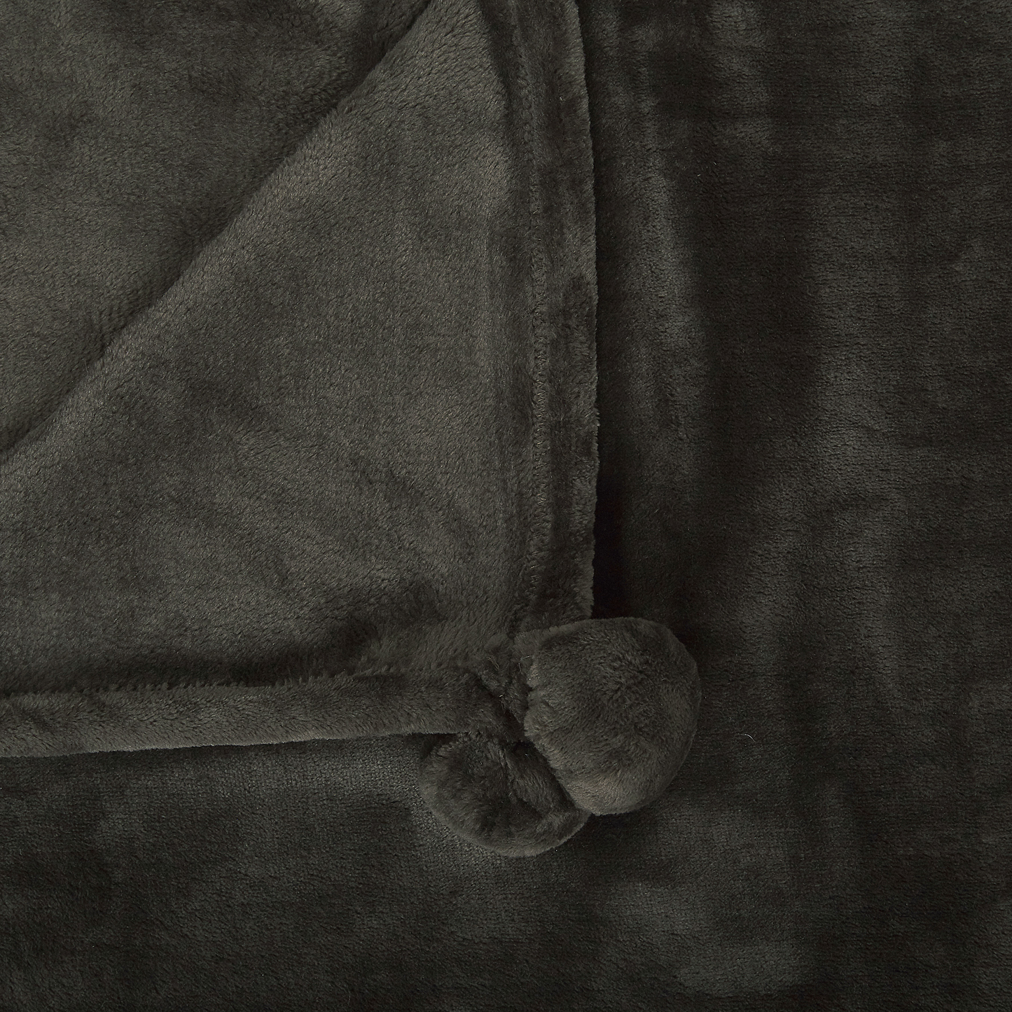 Kuscheldecke TERKE 200 x 220 cm Dunkelgrau
