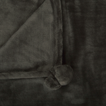 Kuscheldecke TERKE 200 x 220 cm Dunkelgrau
