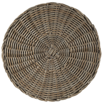 Set mit 2 Blumentöpfen BITOLA PE Rattan 40/48 cm Braun