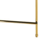 Beistelltisch Glas gold / goldbraun ⌀ 40 cm LUCEA