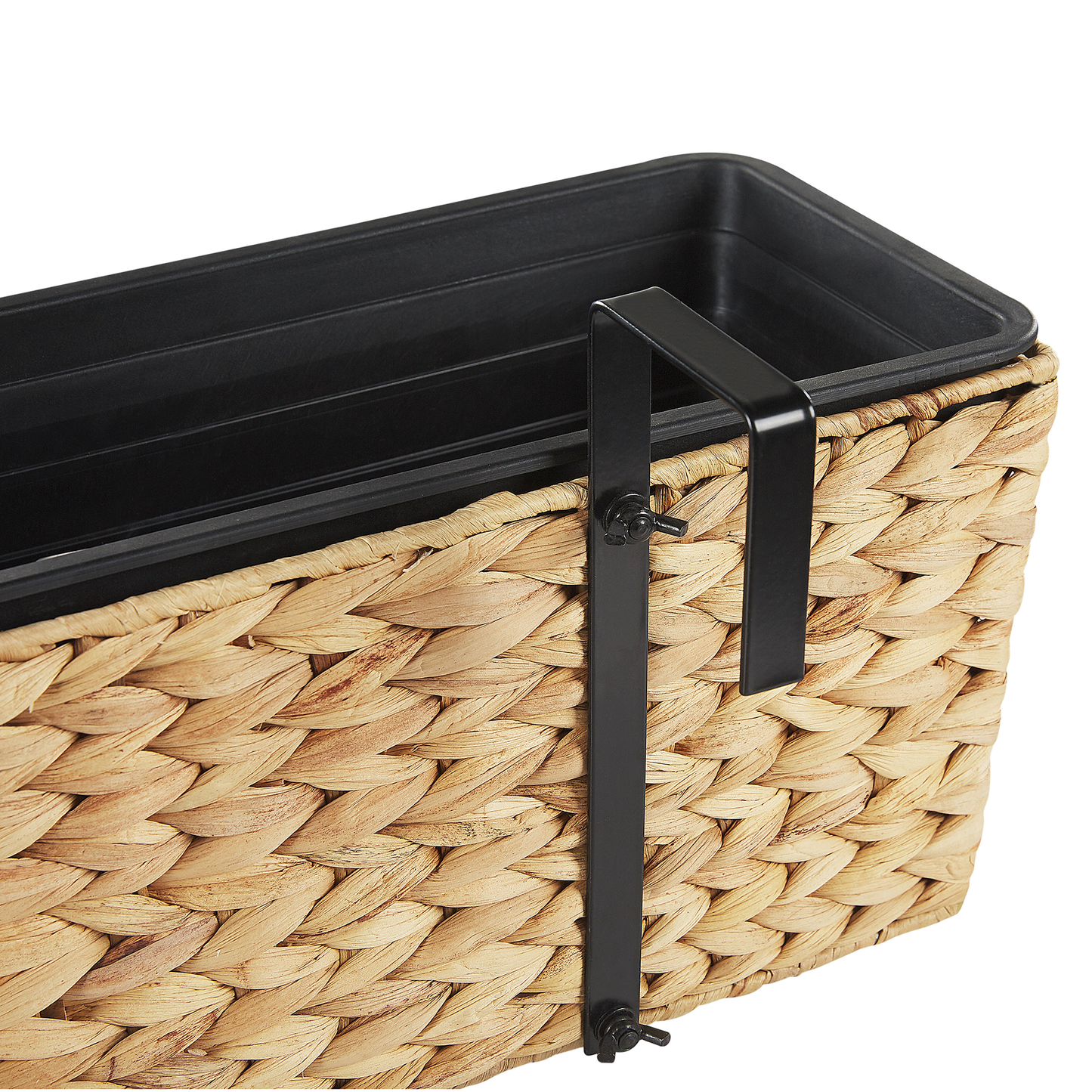 Blumenkübel KAWALA Rattan 60 cm Sandbeige