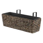 Blumenkübel KAWALA Rattan 60 cm Braun