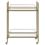 Servierwagen VENETA Metall Gold