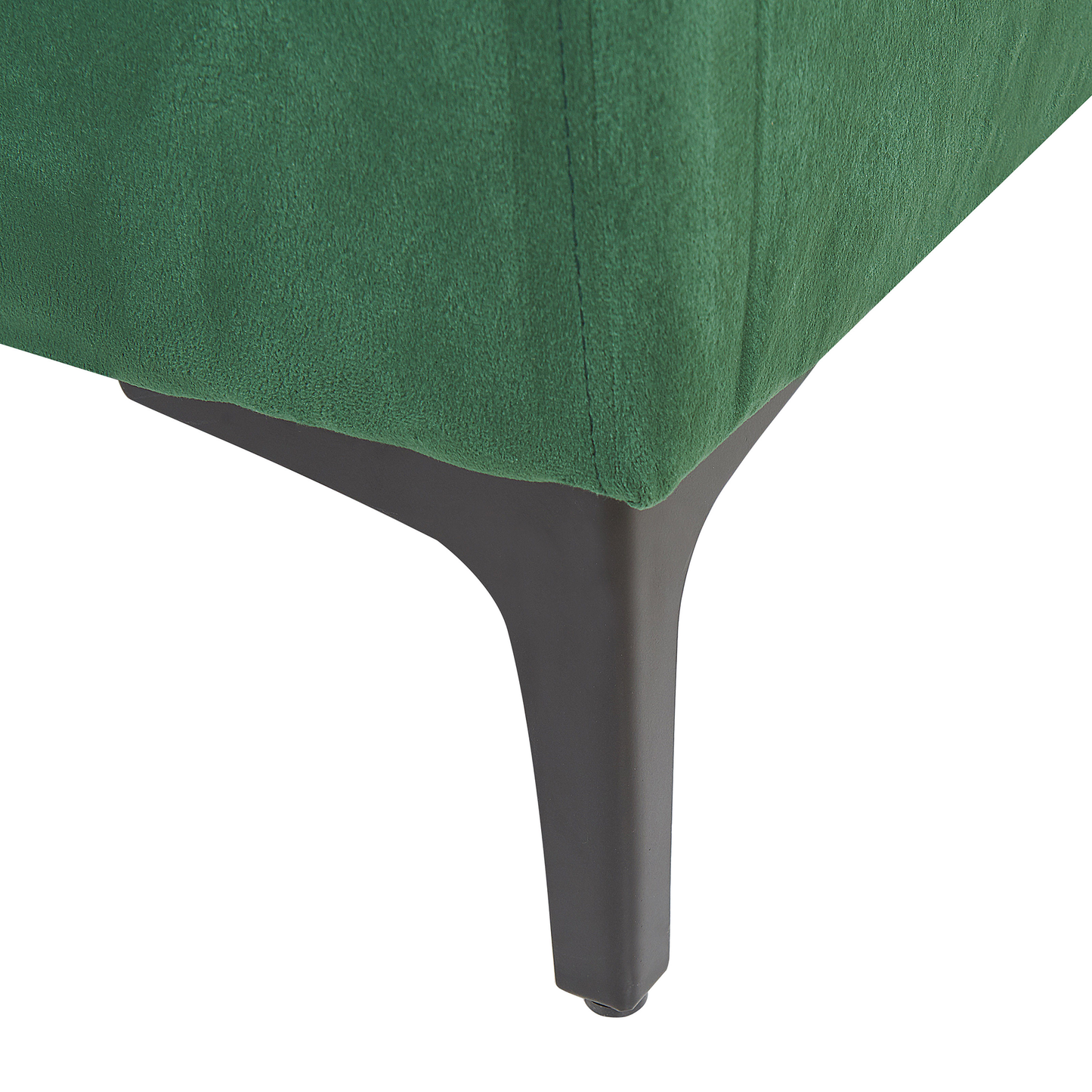 3-Sitzer Sofa Samtstoff grün VADSTENA