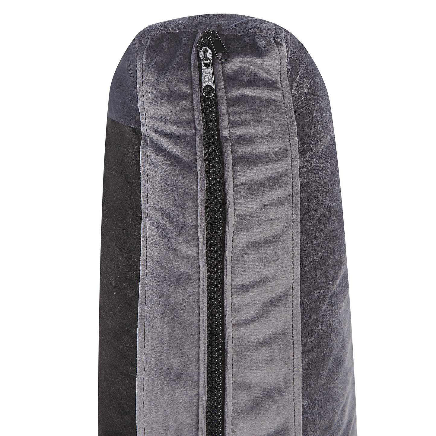 3-Sitzer Sofa Samtstoff dunkelgrau VADSTENA