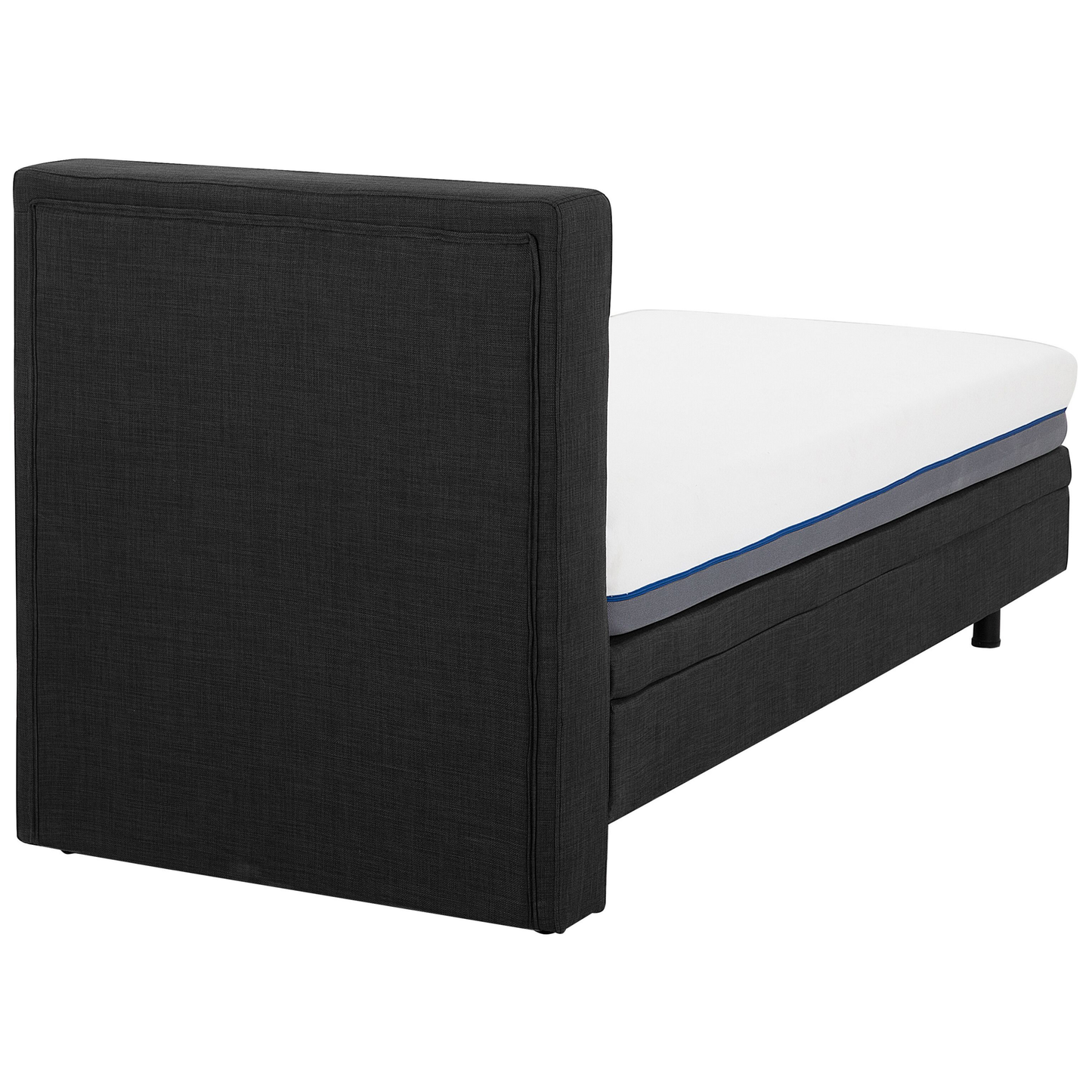 Bett verstellbar Stoff DUKE 80 x 200 cm Dunkelgrau