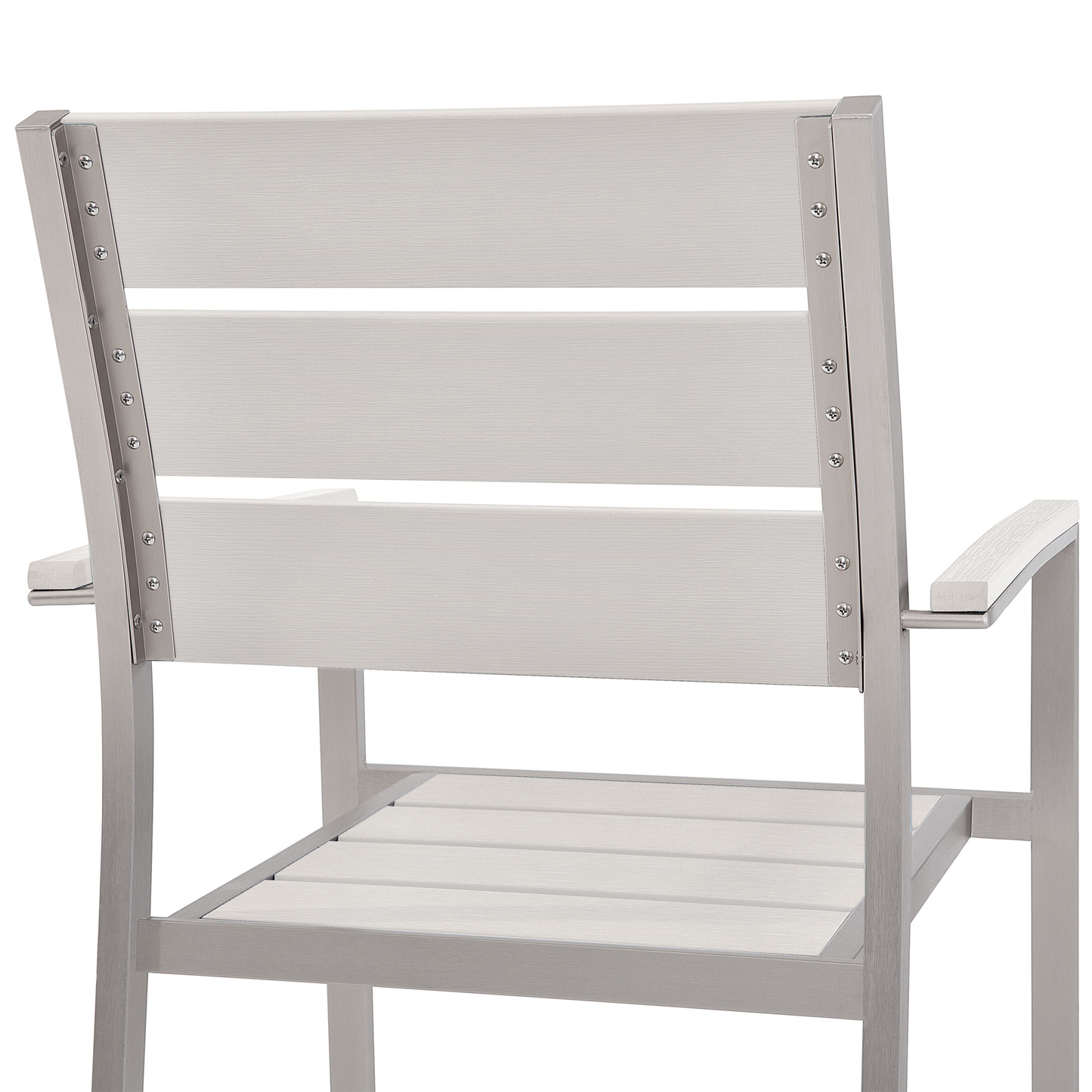 Gartenstuhl 6er Set VERNIO Weiss