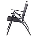 Gartenstuhl 6er Set LIVO Metall Schwarz