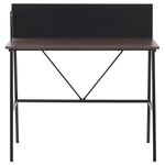 Schreibtisch dunkler Holzfarbton 100 x 50 cm HASTINGS