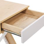 Schreibtisch heller Holzfarbton / weiss 120 x 60 cm HAMDEN