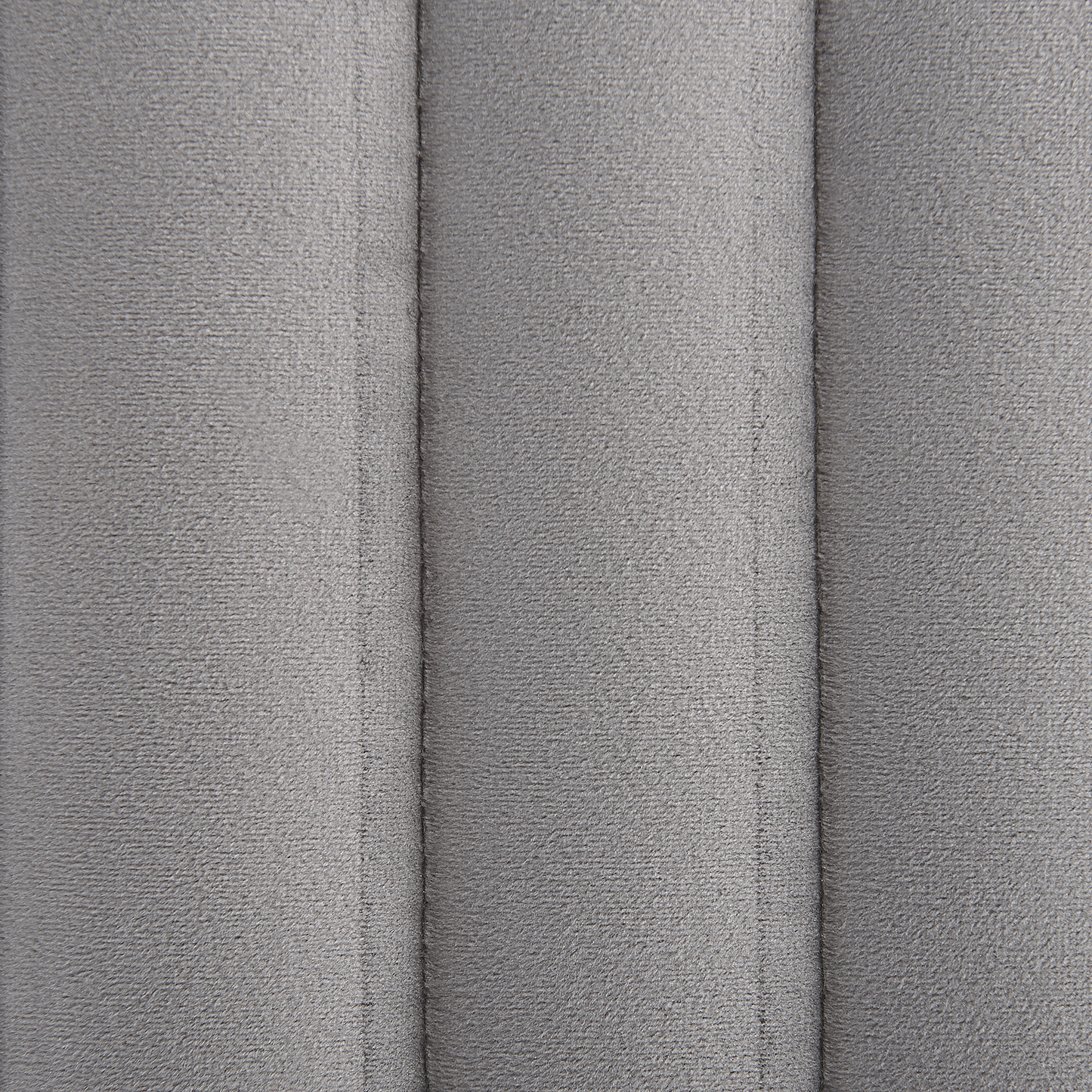 Pouf hellgrau Samtstoff 45 x 45 cm DAYTON