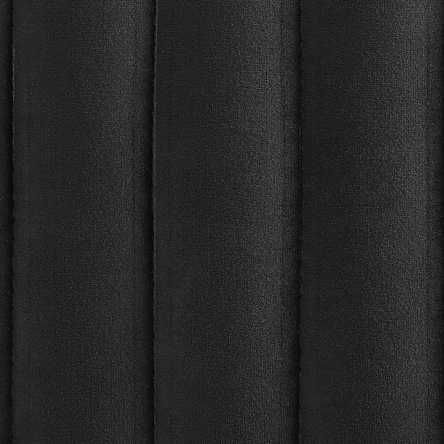 Pouf schwarz Samtstoff goldene Metallbeine 45 x 45 cm DAYTON