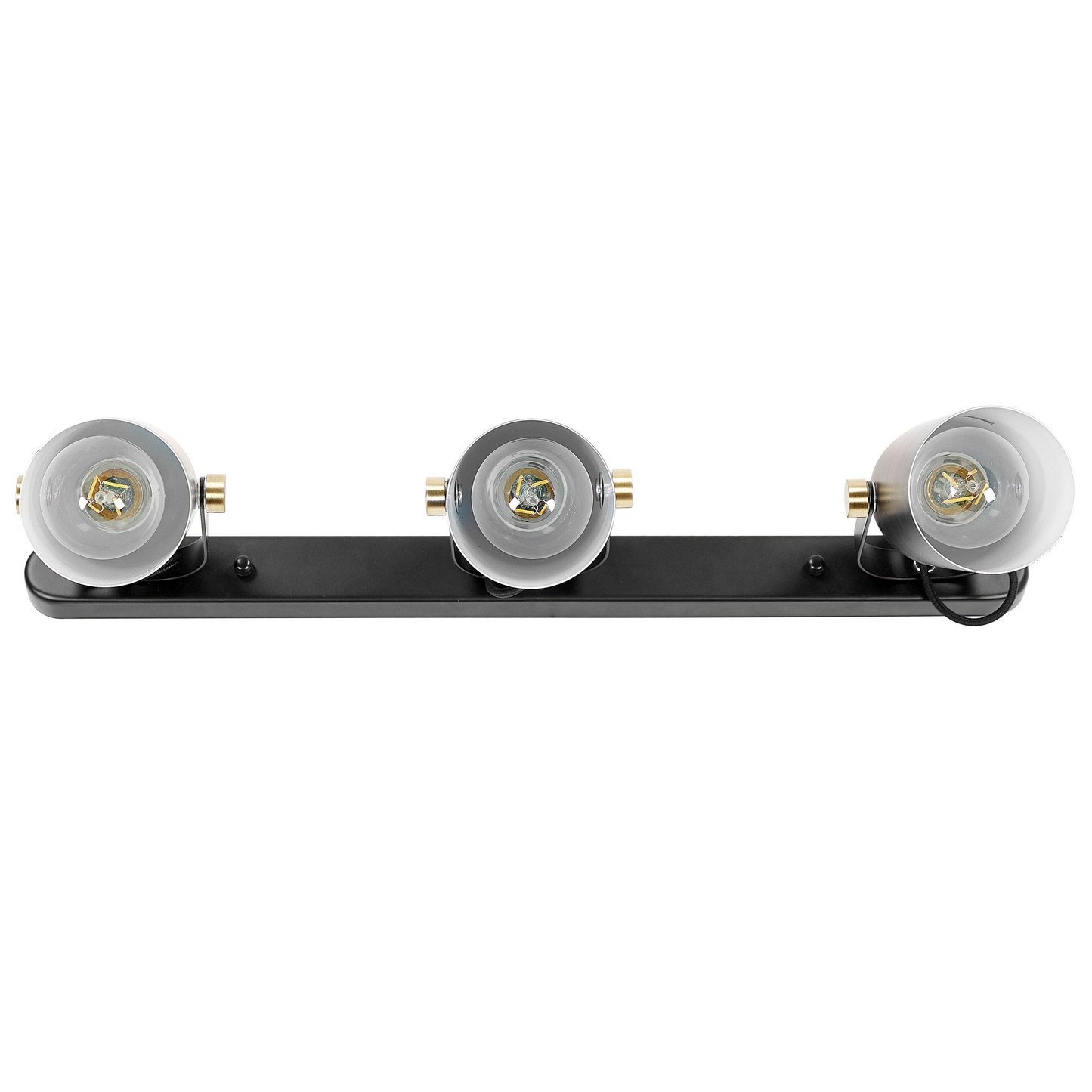 Strahler 3-flammig TYRIA verstellbar Metall Schwarz
