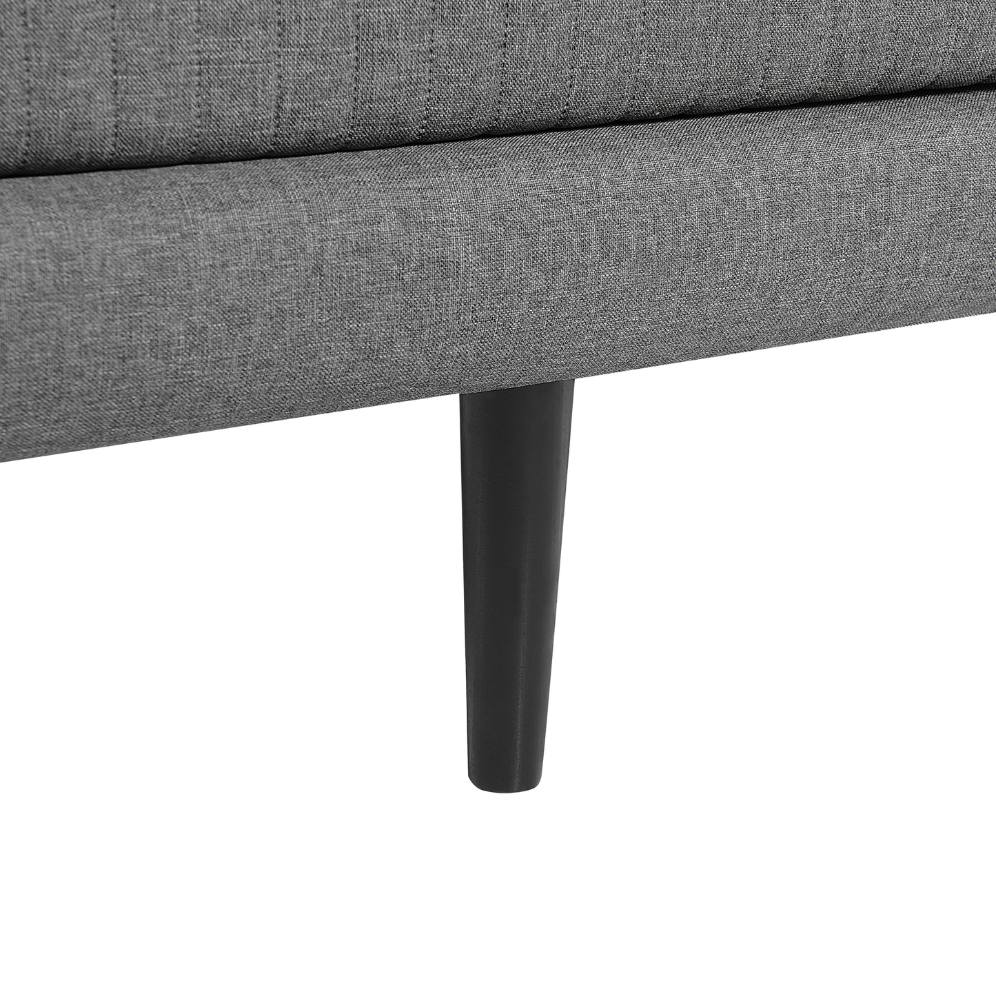 Boxspringbett Polsterbezug hellgrau 180 x 200 cm MADAME