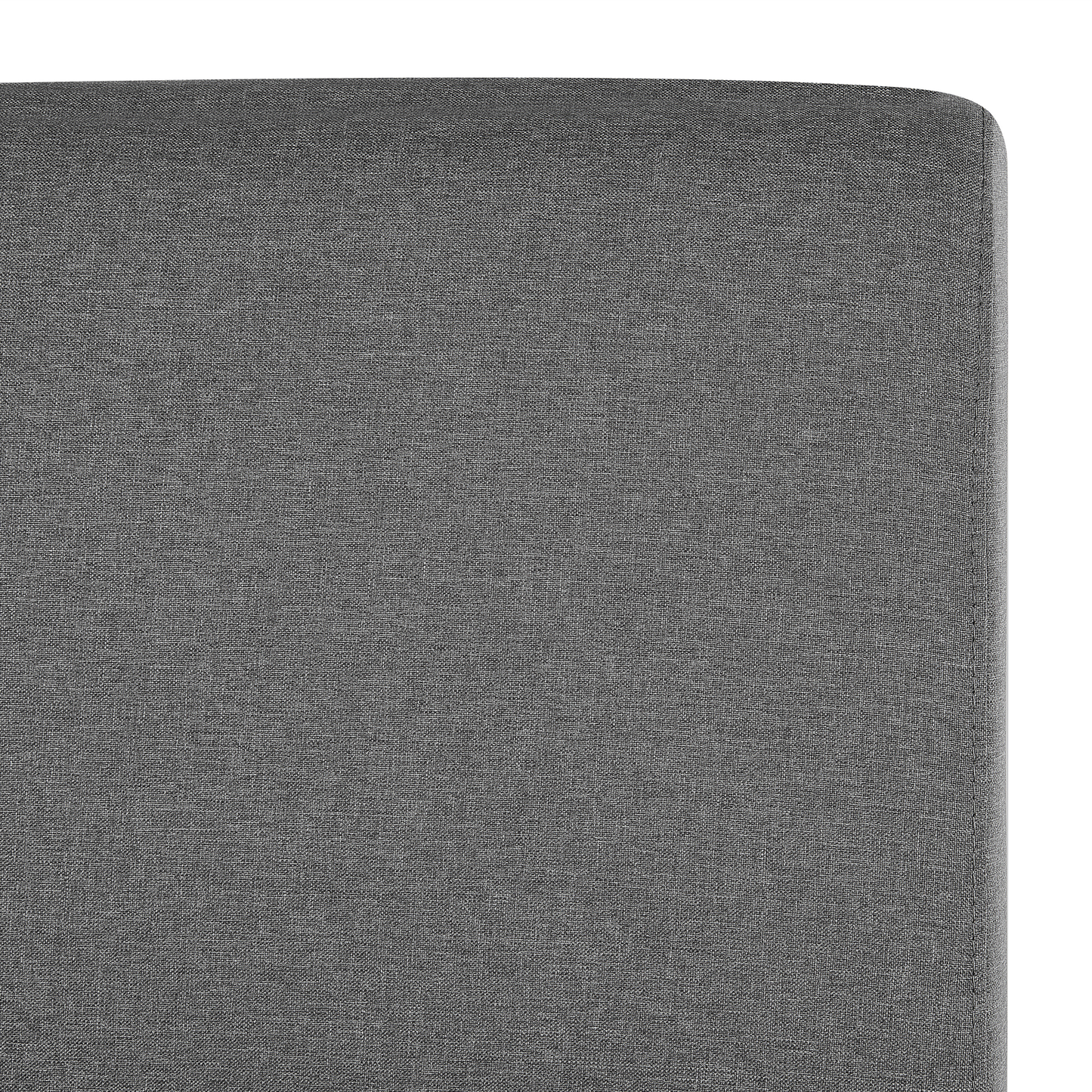 Boxspringbett Polsterbezug hellgrau 180 x 200 cm MADAME